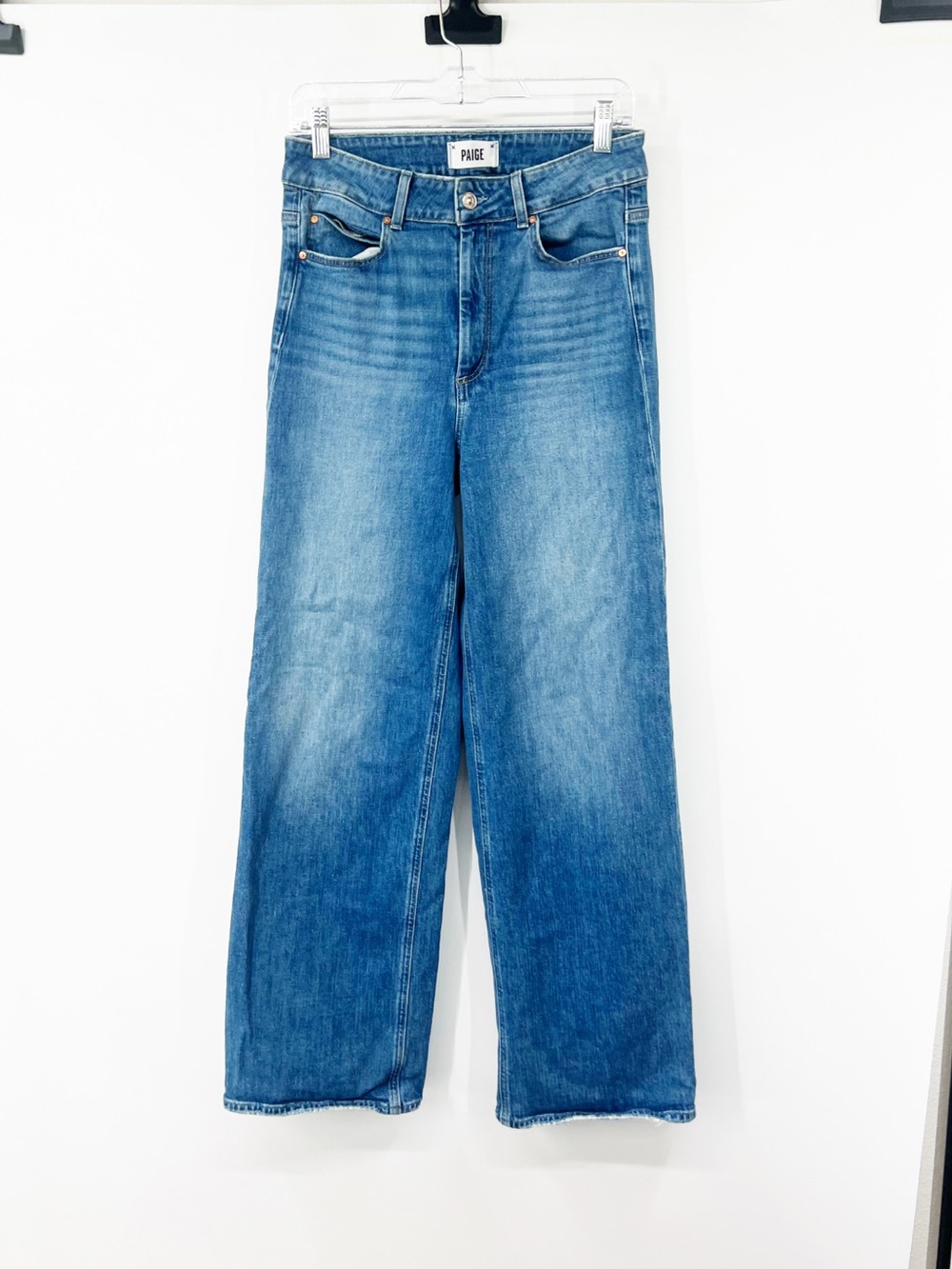 Paige Sasha High Rise Wide Leg Jeans